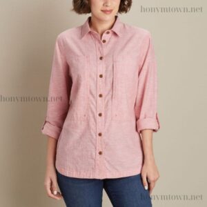 Hemp Fiber Button-up Shirt